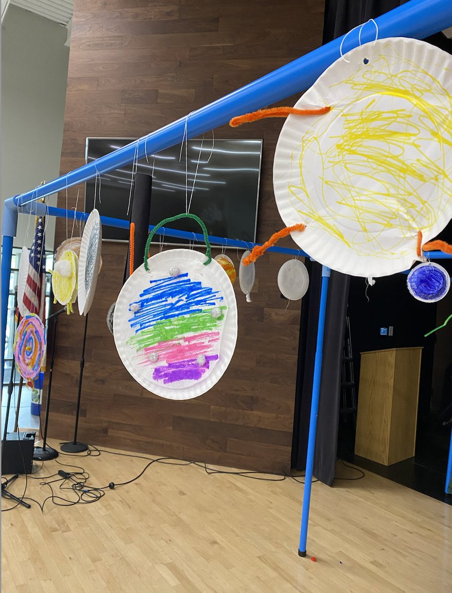 MsSuttons_CAN's tweet photo. We celebrated STEMapalooza this past friday! Students enjoyed participating in space themed design challenges and created some amazing designs! @canSTEM https://t.co/4SW3PbTLBd