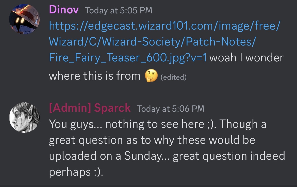 theatmoplex's tweet photo. BREAKING: Patch note images for the upcoming Test Realm have been uploaded onto the Wizard101 website. New channels have also just went up in the Test Realm Discord server.

It is *highly likely* Test Realm will come out tomorrow! https://t.co/SwZVn153ZY