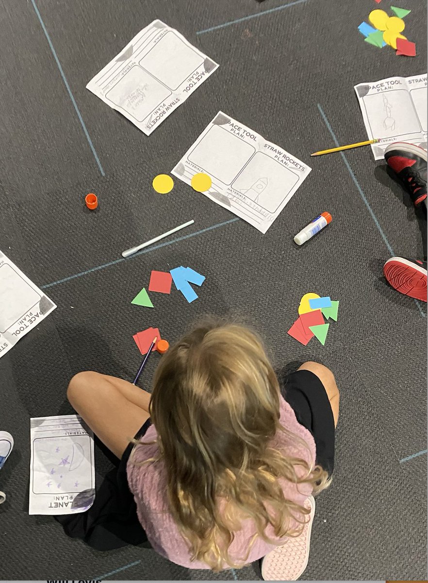 MsSuttons_CAN's tweet photo. We celebrated STEMapalooza this past friday! Students enjoyed participating in space themed design challenges and created some amazing designs! @canSTEM https://t.co/4SW3PbTLBd