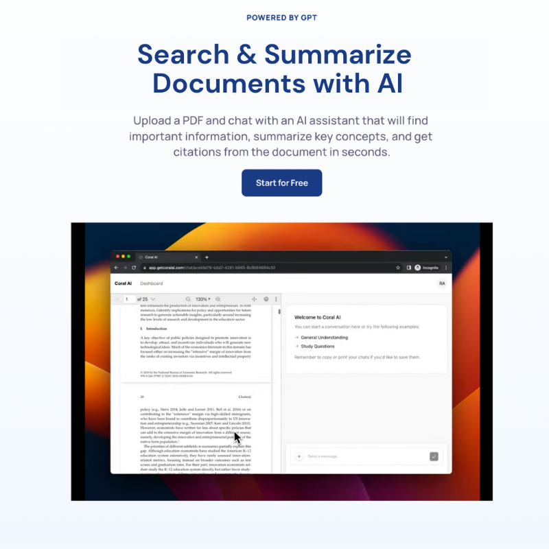rajyaatluri's tweet photo. Have you ever tried to search a document but couldn’t remember the right keywords?

Check out this free AI tool.

Upload any PDF and type in a sentence on what you’re looking for. It'll find the correct information for you, even if you don’t use the right keywords.

It's free 👇