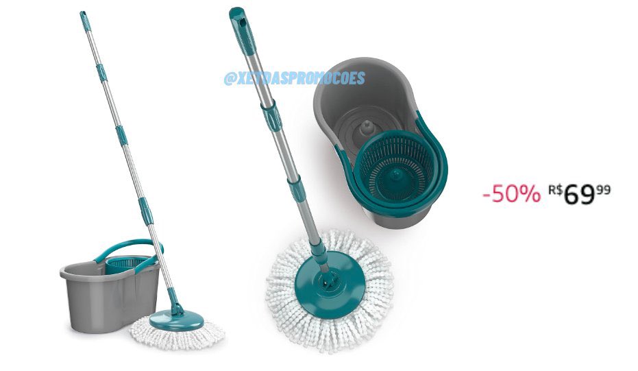 DescontosEe's tweet photo. ADULTO QUE É ADULTO TEM UM DESSE

🧹 Mop FIT Giratório com Refil - Flash Limp
💵 De R$ 139,88 por R$ 69,99

🔗  https://t.co/ucOtXCOBwp
🔗  https://t.co/ucOtXCOBwp https://t.co/K7LZNtMC8j