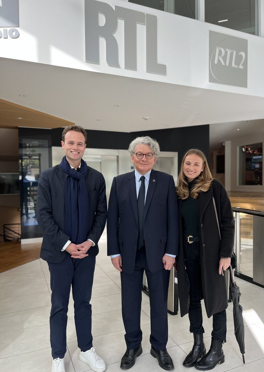 JLobryDeblyck's tweet photo. 🇫🇷🇪🇺 Commissaire @ThierryBreton 
@RTLFrance - 29.10.2023 

👋 @Mr_Zakka https://t.co/xsgGUhguPP