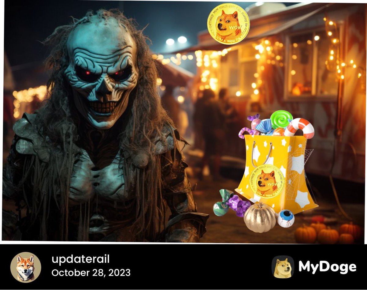 StielHugh's tweet photo. #Updaterail #Doge #Dogecoin #DigelinMars #Holloween https://t.co/qCNWR4Y5xm