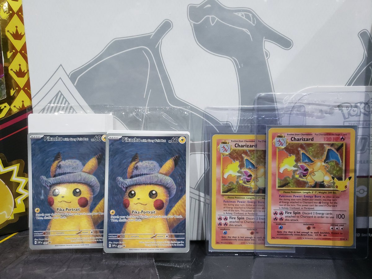<a href="/Pokemon/">Pokémon</a>  x <a href="/hro/">Hro</a> x #collectible Giveaway!!! Live Tonight on YT!!

Like ✅
RETWEET ✅✅
TAG 2 people ✅✅✅

Van Gogh Pikachus ✅
Charizards ✅
HRO Mythics ✅
Pokemon Packs ✅
HRO Packs ✅
Comics ✅
Figures ✅
Funkos ✅

Every collectible will be given away live on stream TONIGHT!