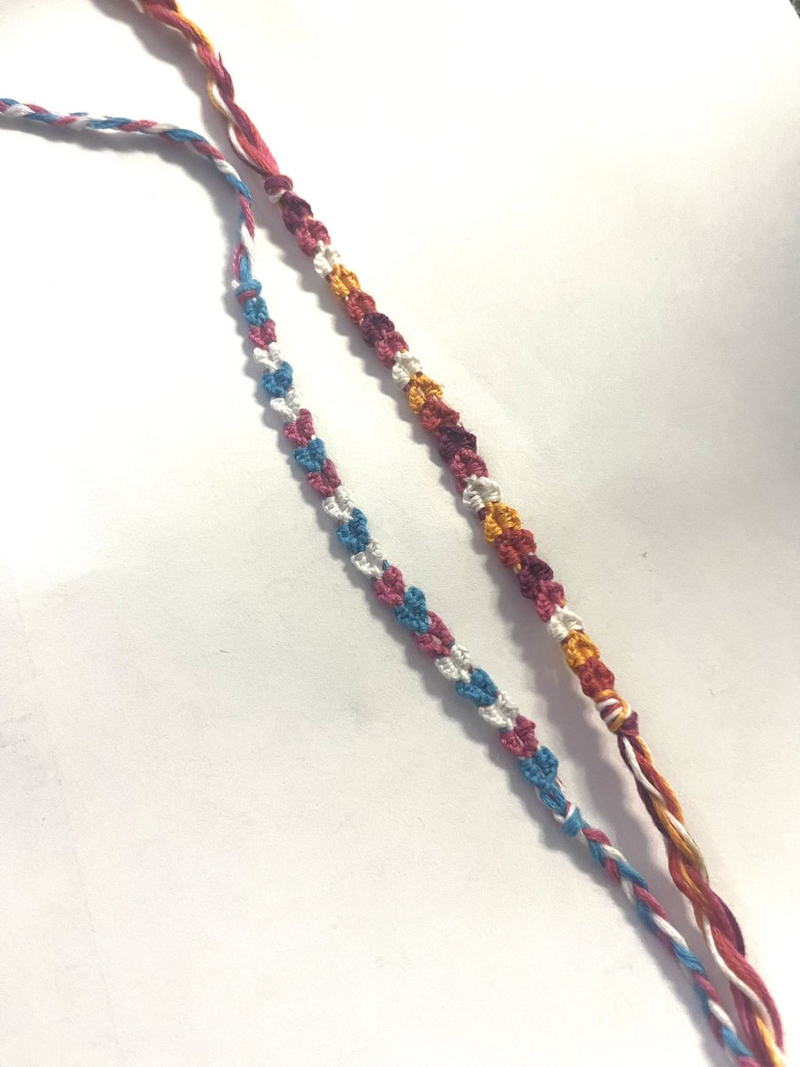 queer_lanes's tweet photo. Hi All! I have created some heart bracelets and decided to make them customizable with the colors! This is what a couple of them look like! They are also adjustable! Please go place some orders! 

https://t.co/oVk7xTpuUX https://t.co/T3CC5uzvRT