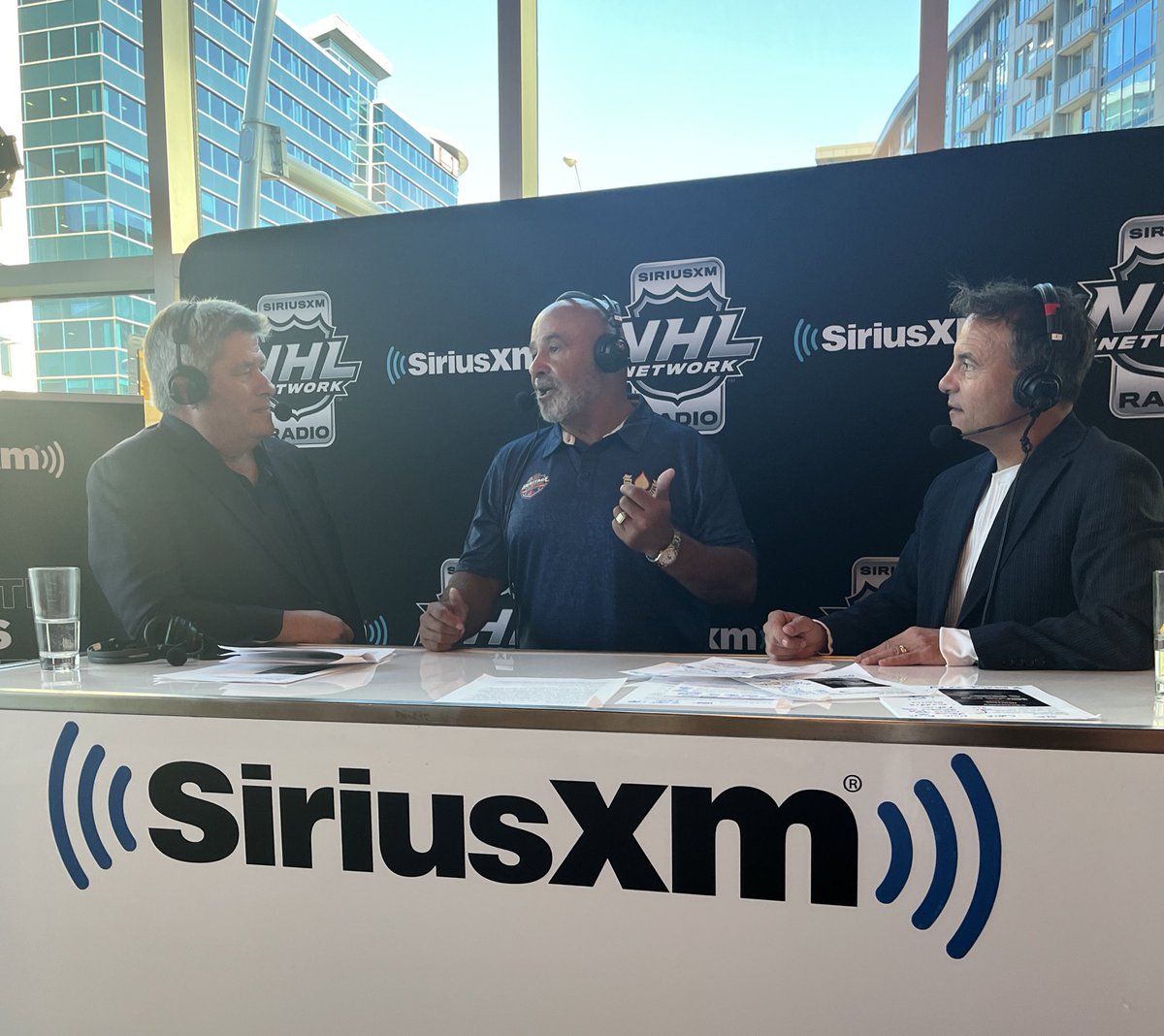 Grant Fuhr LIVE in Edmonton with @stevekouleas + @GordStellick on our @SiriusXMNHL #NHL #HeritageClassic pregame show! Siriusxm.ca/nhllive