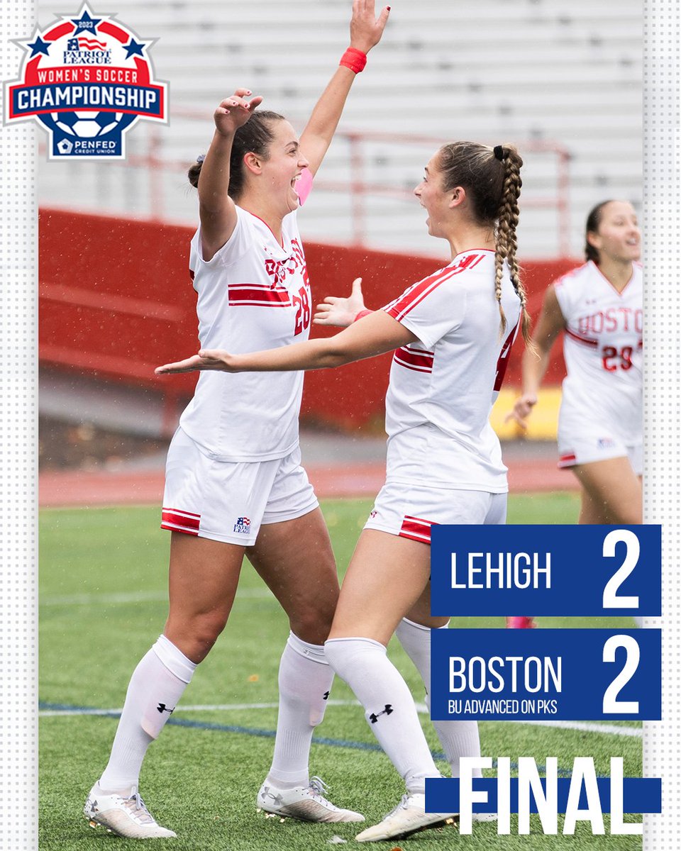 No. 4 Boston University advanced to the semifinal round off penalty kicks (2-1) against No. 5 Lehigh!

🔗 bit.ly/4793qX9