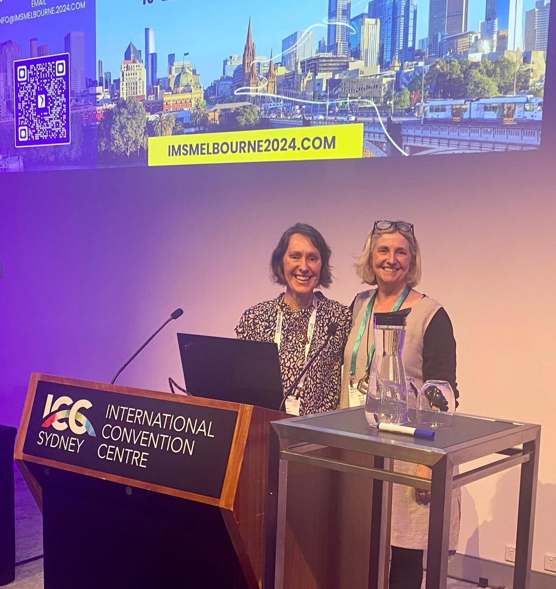 KarenMagraith's tweet photo. One more Wonca post. @marita_long and I had a chat about managing menopause with an enthusiastic GP audience.
#WONCASydney2023 https://t.co/sAT7C1XomK