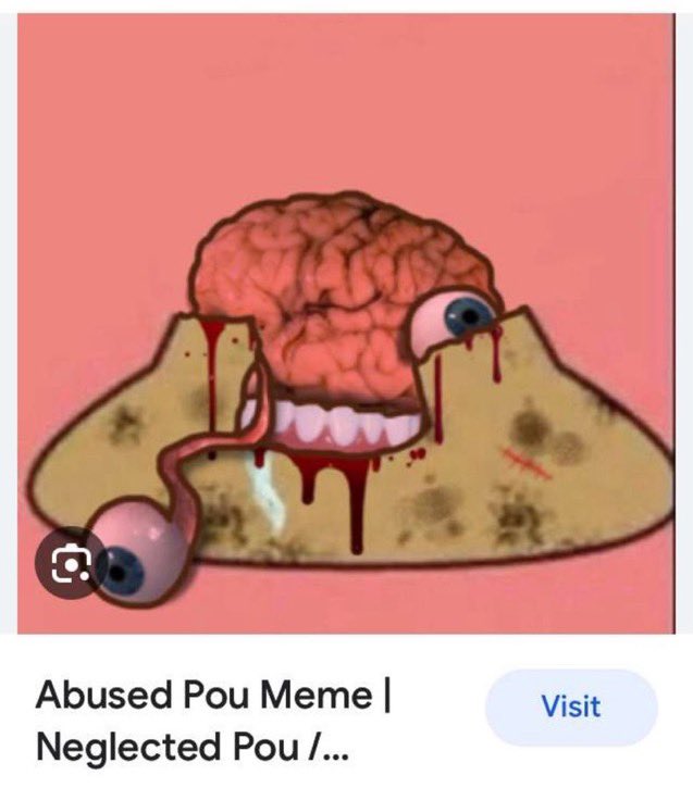 Abused Pou Meme, Neglected Pou / Abused Pou