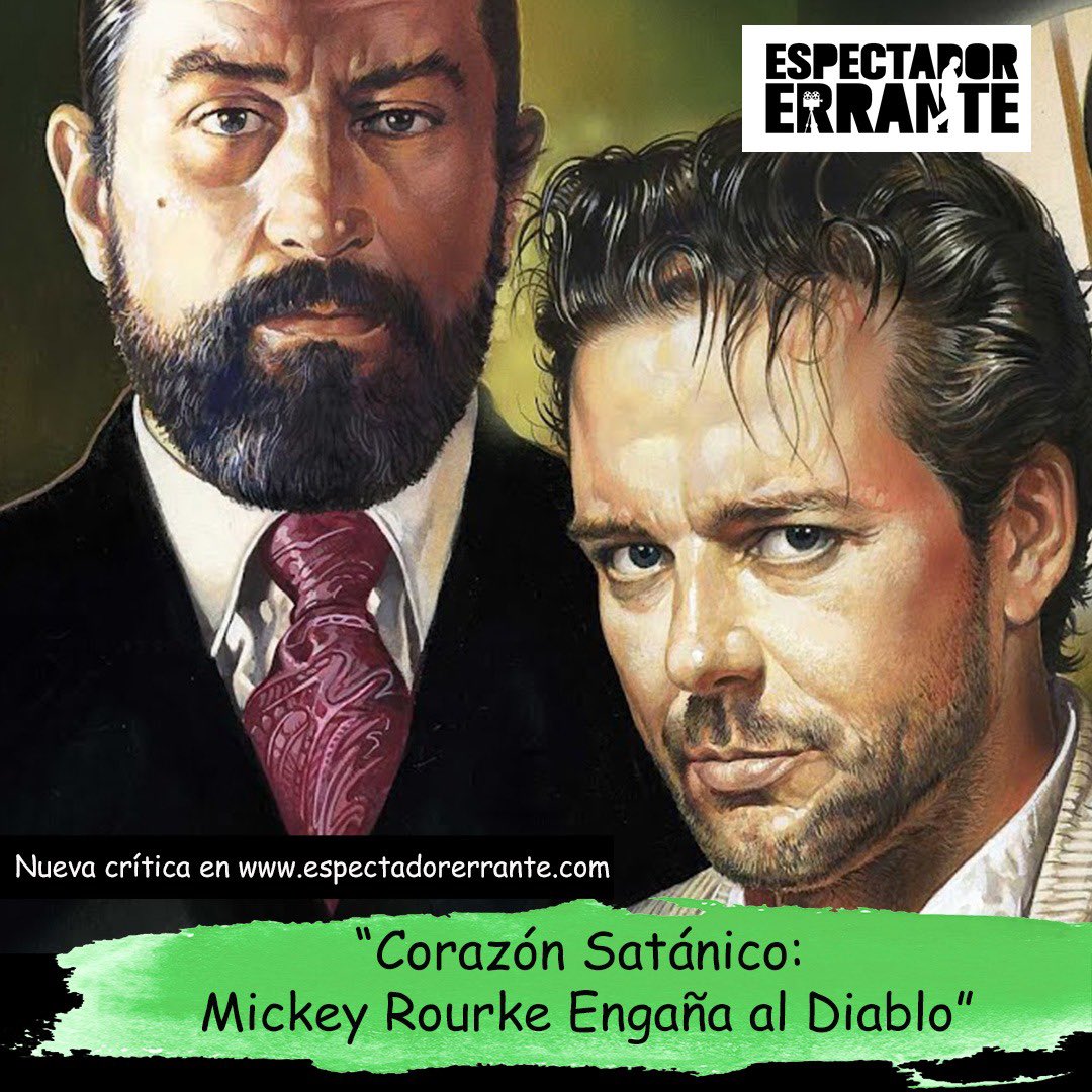 Y volvemos con el rescate cinematográfico con una joya de 1987 del gran #alanparker Los invitamos a leer “CORAZÓN SATÁNICO: MICKEY ROURKE ENGAÑA AL DIABLO” en nuestra página de espectadorerrante.com o en el link acortar.link/etxRYW