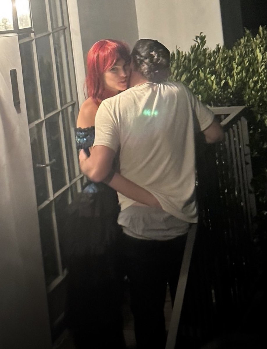 PopBase's tweet photo. Leonardo DiCaprio and girlfriend Vittoria Ceretti spotted outside a Halloween party. (📷: Backgrid) https://t.co/9WcO9a11ui