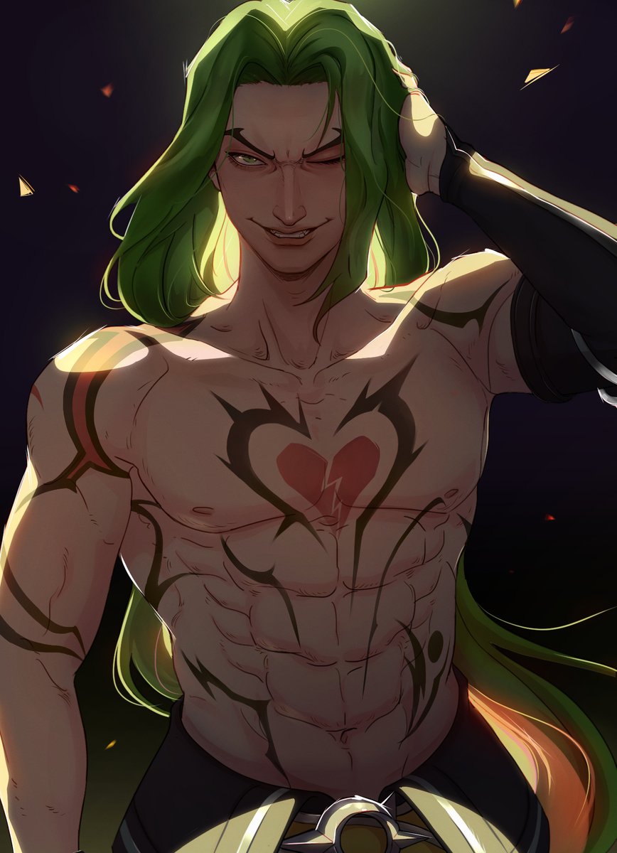Bamisenban's tweet photo. Love the green color of his hair 💚
#HEARTSTEEL #Kayn #LeagueOfLegends #LeagueOfLegendsFanArt #ArtofLegends https://t.co/V7PFFN6Cnf