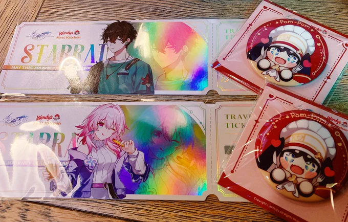 キタワァ━━━━━━(n'∀')η━━━━━━ !!!!#スターレイルxウェンディーズコラボ 