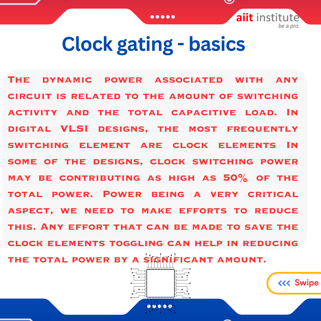 AIIT_INSTITUTE's tweet photo. ~CLOCK GATING BASICS~
.
.
.
#aiitinstitute #vlsi #vlsicareer #vlsitraining #vlsijobs #semiconductor #training #bangalore #google #design #offlineclasses https://t.co/1To2AvaBAQ