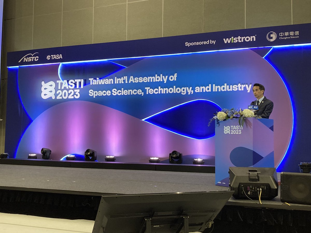 MarcJulienne's tweet photo. #TASTI kicking off with forewords by Dr Wu Jong-Shinn, DG of @TASA_Taiwan, and a keynote speech by Dr Michael C. Morgan, US assistant secretary of commerce for environmental observation and prediction @NOAA https://t.co/s9k8Zt1Uyf