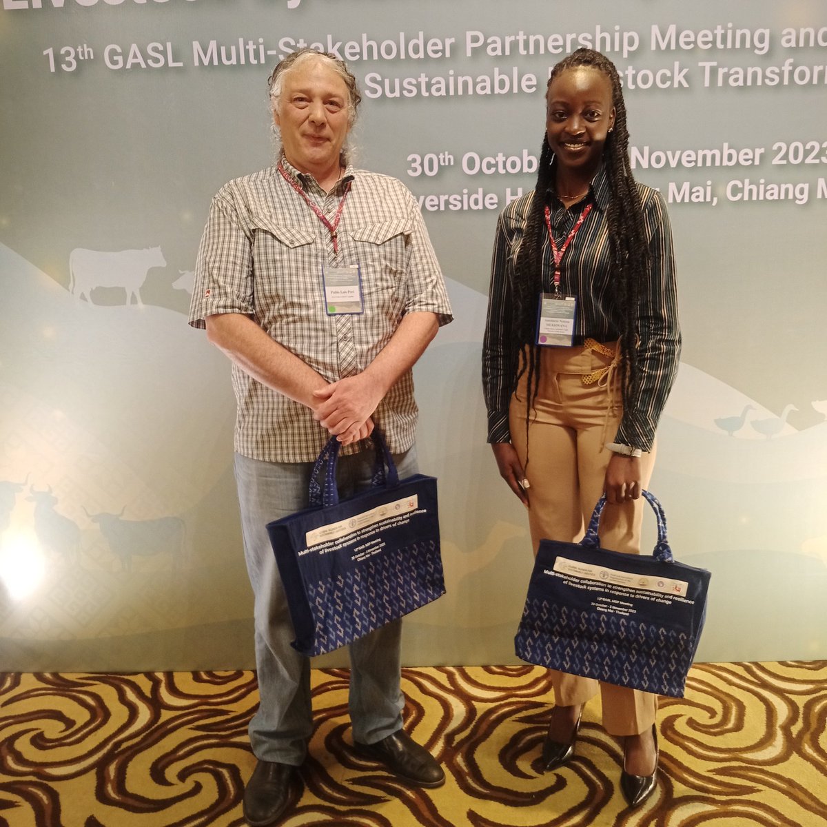 As a Youth Advisory Member Representing Kenya in the 13th Global Agenda For Sustainable Livestock (GASL)Multi-Stakeholder Partnership Meeting and Regional Conference on Sustainable Livestock Transformation in Chang Mai , Thailand #Sustainablelivestock