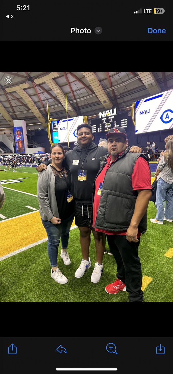 Had a great time at Northern Arizona University for a game day invite. Thank you to all the coaches for the invite and the amazing experience. @Coach_Hoff_NAU @CoachReed_NAU <a href="/jason247scout/">Jason Jewell</a> <a href="/CoachA_Davis/">Austin Davis</a>