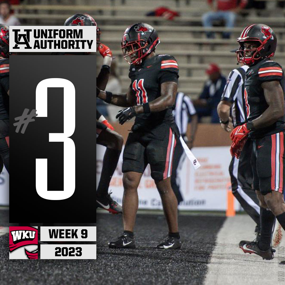 UniAuthority's tweet photo. #UniAuthority Week 9 Uniform of the Week:
3. @WKUFootball
#UAWeek9 | @WKUEquipment https://t.co/jwTP0IeFCM