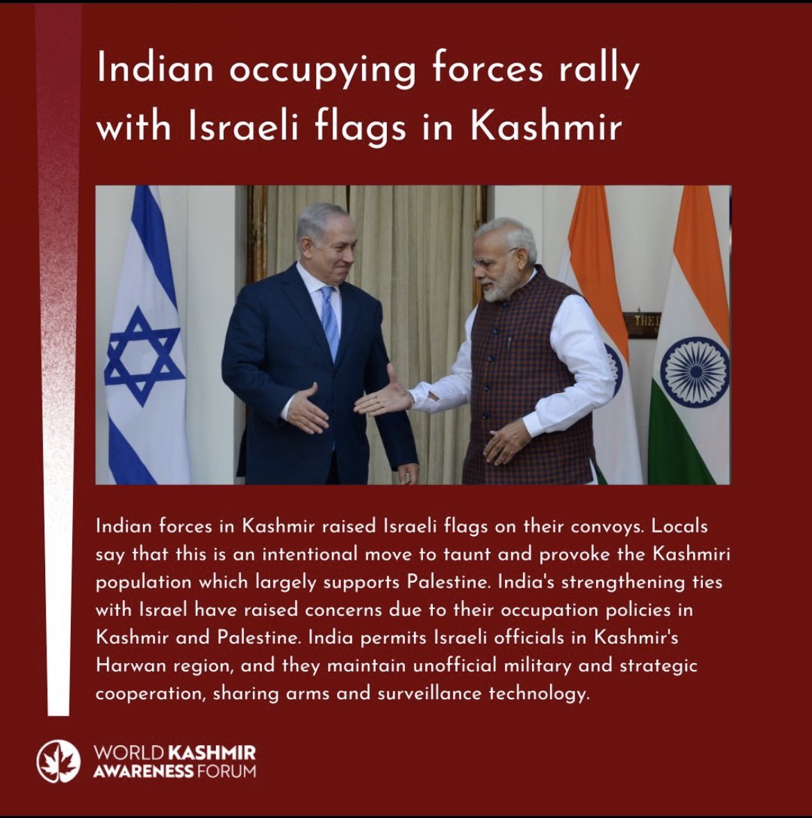 koshurnaffar's tweet photo. Birds of a feather flock together! #FreePalaestine #Freekashmir https://t.co/eqFG9kb0k6