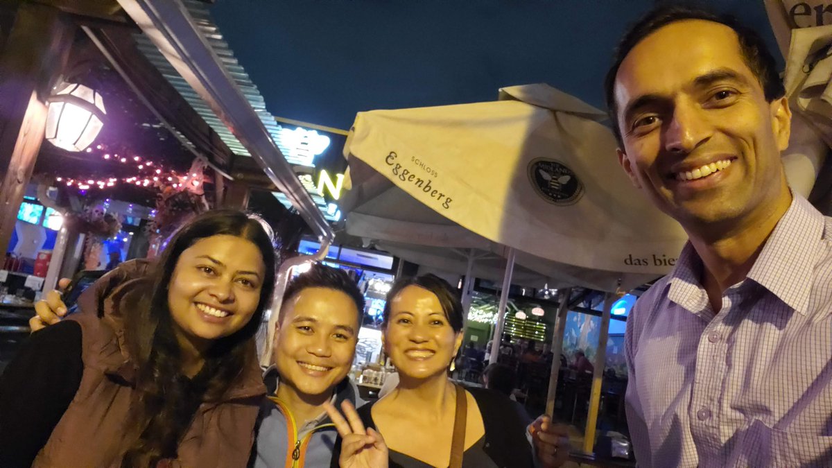 Bibhav Acharya, MD @bibhav.bsky.social (@bibhavacharya) on Twitter photo Happening tomorrow!
Great catching up with some of the presenters already <a href="/KripaSigdel/">kripa sigdel</a> <a href="/DG_Nep/">Dristy</a> <a href="/sauhardarai/">sauharda rai</a>.
Our symposiums will not be streamed but the keynotes and plenaries will.
Day 1: videocast.nih.gov/watch=52718
Day 2: videocast.nih.gov/watch=52723 Happening tomorrow!
Great catching up with some of the presenters already <a href="/KripaSigdel/">kripa sigdel</a> <a href="/DG_Nep/">Dristy</a> <a href="/sauhardarai/">sauharda rai</a>.
Our symposiums will not be streamed but the keynotes and plenaries will.
Day 1: videocast.nih.gov/watch=52718
Day 2: videocast.nih.gov/watch=52723