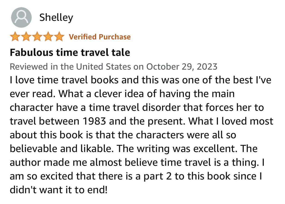 This review for The Ripple Effect has made my day. 🥰