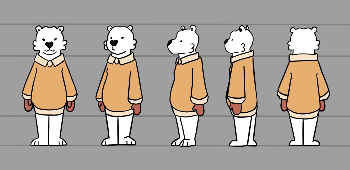 HoyoAndEveryone's tweet photo. Turnarounds of the whole cast!

We have Hoyo, Tree, Sherman, and Beeswax!

#Indieanimation #shortfilm #kickstarter #fundraiser #HoyoAndEveryoneElse #HAEE https://t.co/8BgLAl6Ons