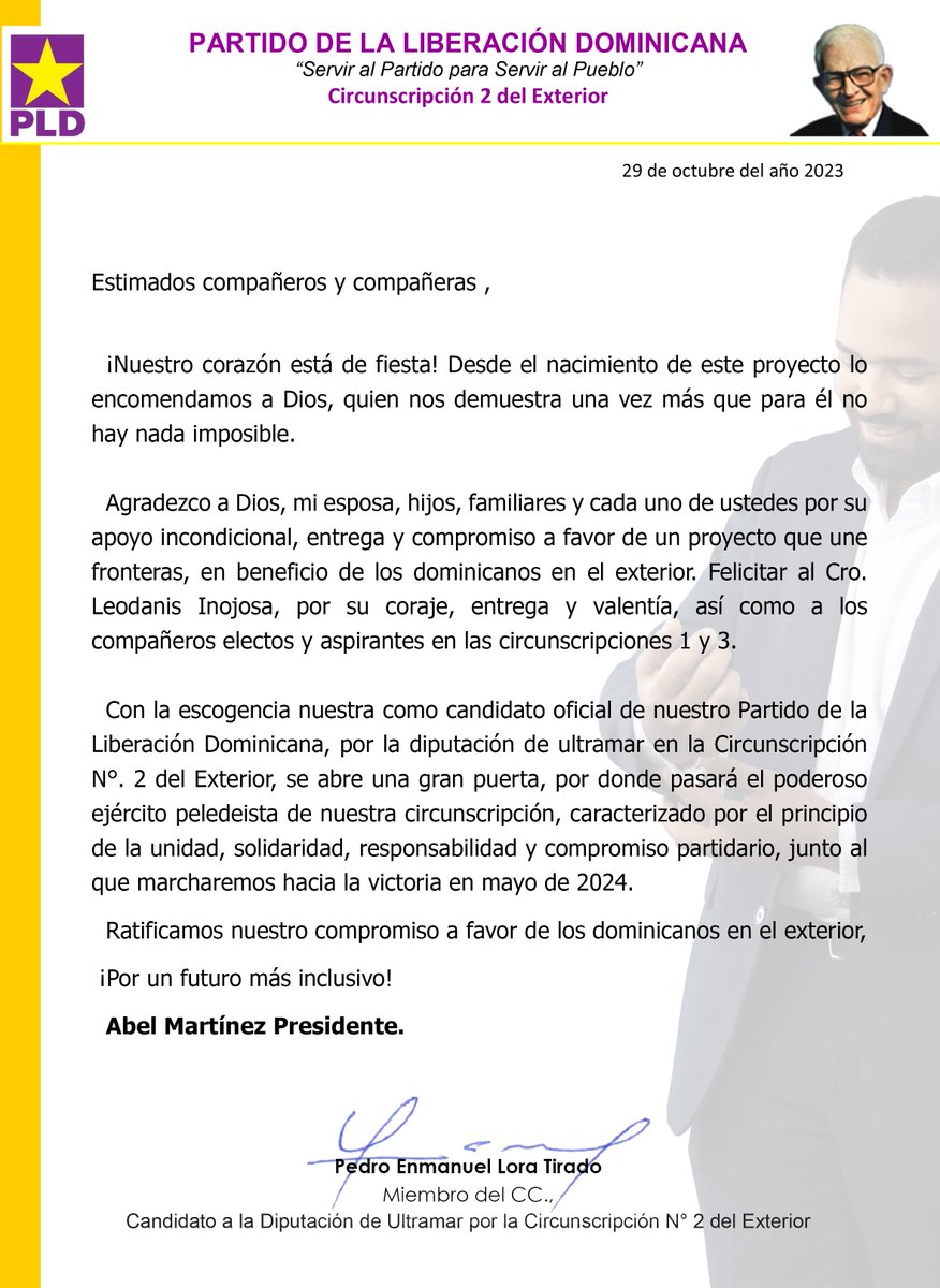 Pedro Lora tweet media