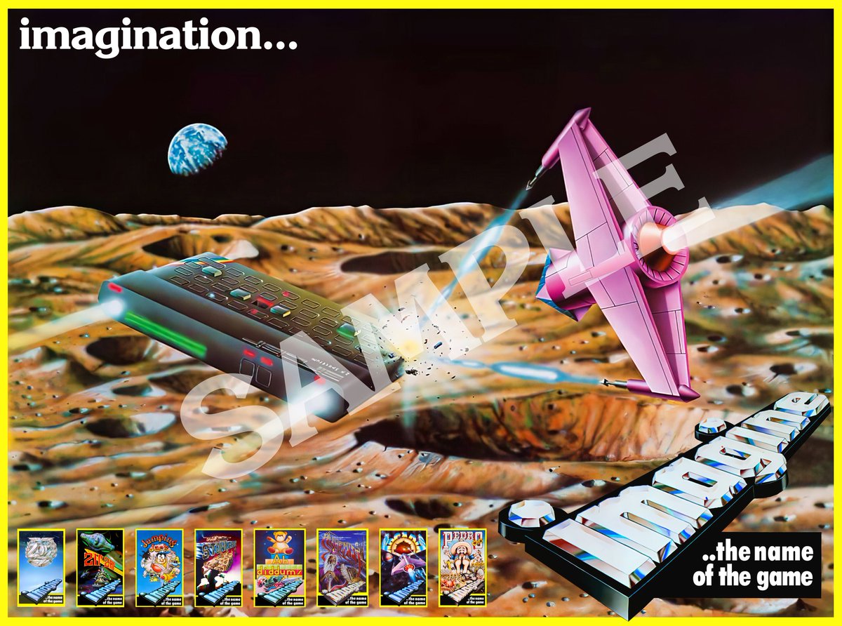 leither_mark's tweet image. Was asked to have a crack at this today
And I thought I&apos;d show off the results.

I cleaned up a scan, font matched text , replaced lower blurred game covers with my restored covers etc and added a cleaner / sharper imagine logo and text.

ko-fi.com/markleither

#imaginesoftware