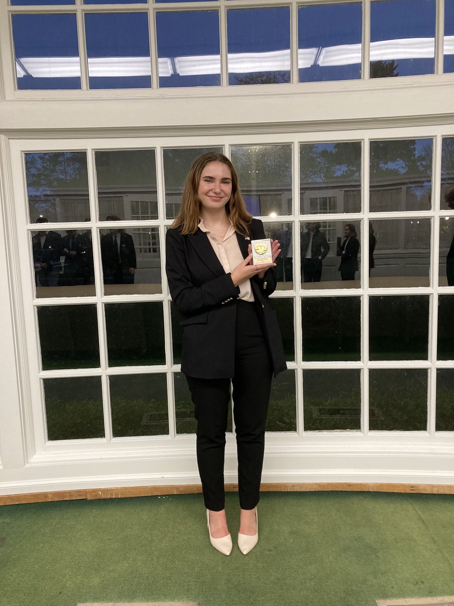 Congratulations to Alex Sanna for winning an Outstanding Witness Award at the Dickinson Red Devil Tournament.