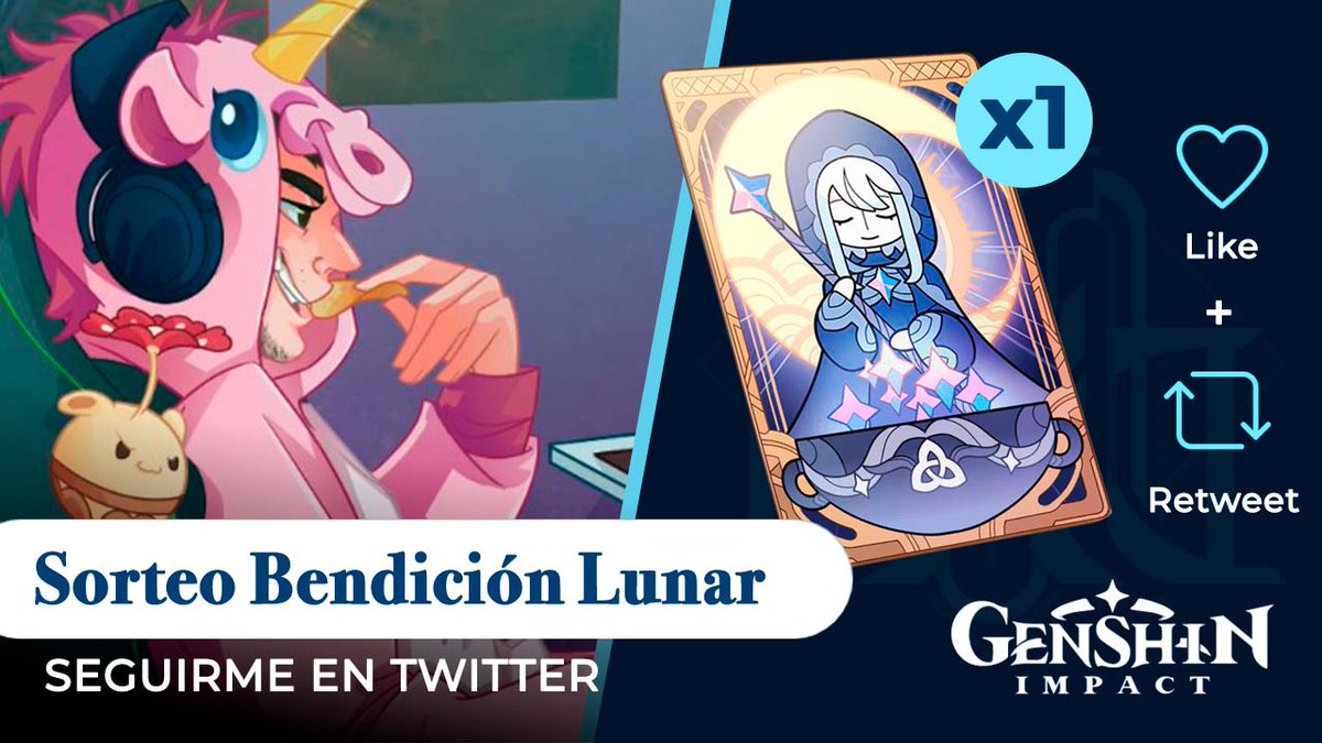 🎁¡SORTEO!🎁PASE DE SUMINISTROS (HSR) o BENDICION LUNAR (GI)
✅ Seguir a <a href="/LuxferoTV/">Luxfero</a> 
✅ Seguir a  twitch.tv/luxfero
✅ RT y Me gusta.
✅ Mencionar a dos amigos.
El sorteo será el día 6 de Noviembre en directo.