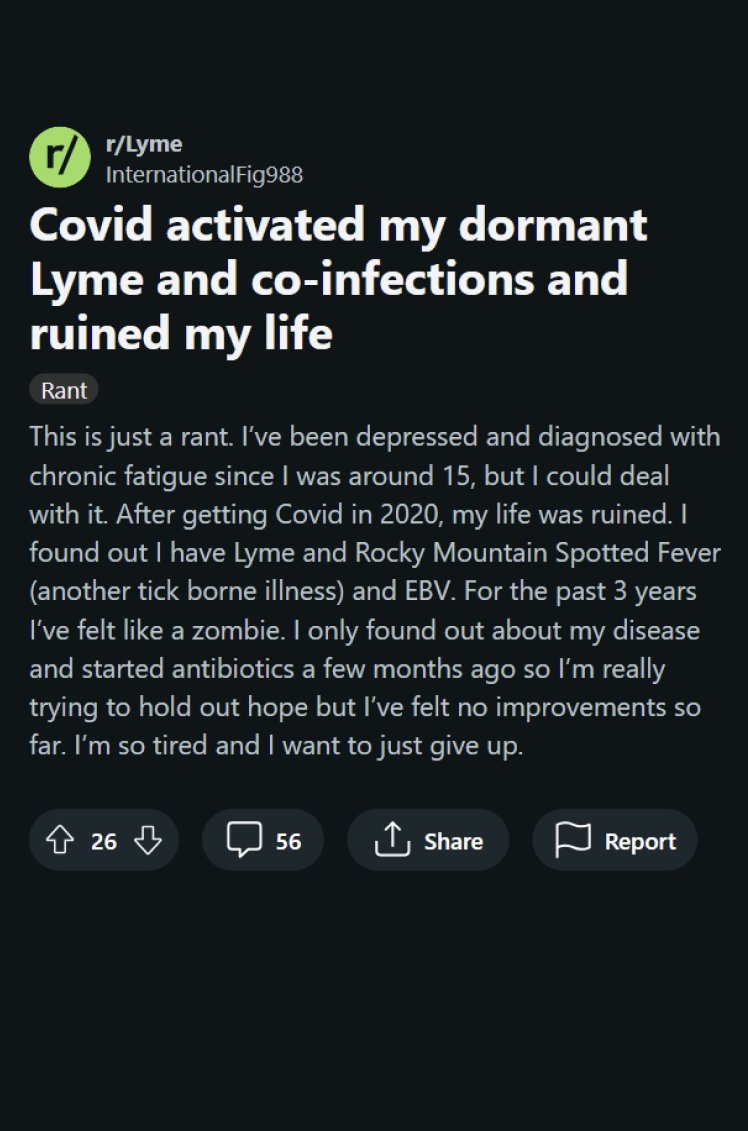 AlterIvan1's tweet image. If you wonder why the #Lyme subreddit has grown faster since the #Covid pandemic started, here is a little fun game. It's the same for the other chronic illnesses subreddits and communities.