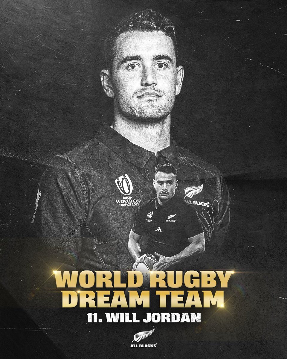 Congrats to these four lads on being named in the World Rugby Men’s 15s Dream Team 🔥

5. Scott Barrett
8. Ardie Savea
10. Richie Mo’unga
11. Will Jordan