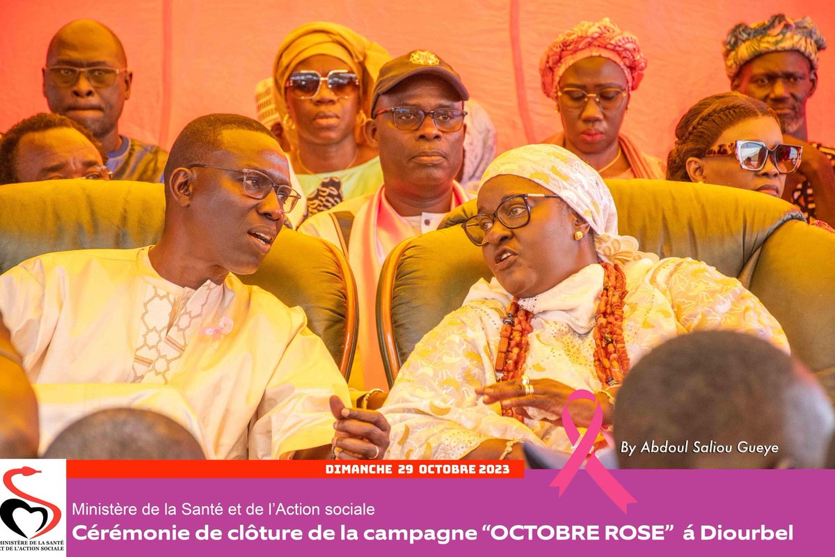 DameDIO31674044's tweet photo. Fin de la campagne #octobrerose à #Diourbel, présidée par le ministre de la santé et de l’action sociale Doc. Khémesse Ngom Ndiaye, accueillie par M. Dame DIOP #Coordonnateur de la coalition #BennoBokkYakaar.
@Macky_Sall, @amadou_ba_
#LeTravailContinue #loyauté #engagement https://t.co/GCzmEEtzpL