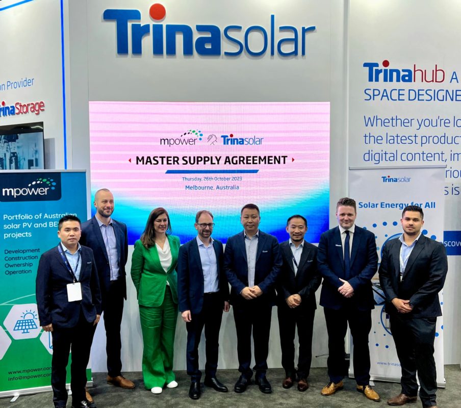 <a href="/MPowerGroupLtd/">MPower Group (ASX: MPR)</a> is excited to announce a strategic partnership with <a href="/Trinasolar_APAC/">Trina Solar Asia Pacific</a> for the supply of #solarmodules and #solartrackers for MPower's expanding portfolio of #CleanEnergy assets across Australia tinyurl.com/y7cah457