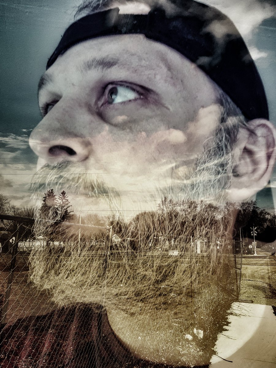 tfburkepoetry's tweet photo. T.F. Burke in his art! https://t.co/MypgN13wVC