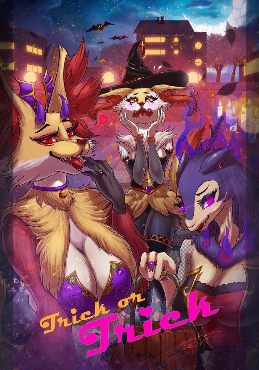 FursHub's tweet photo. These vampire girls want to suck more than just your blood this Halloween Source: https://t.co/uTd6AmYFIN #furry #nsfw #sexy #sex #yiff #porn #hot #rule34 #yiffy ~1/3 https://t.co/MXzOM1OF5o