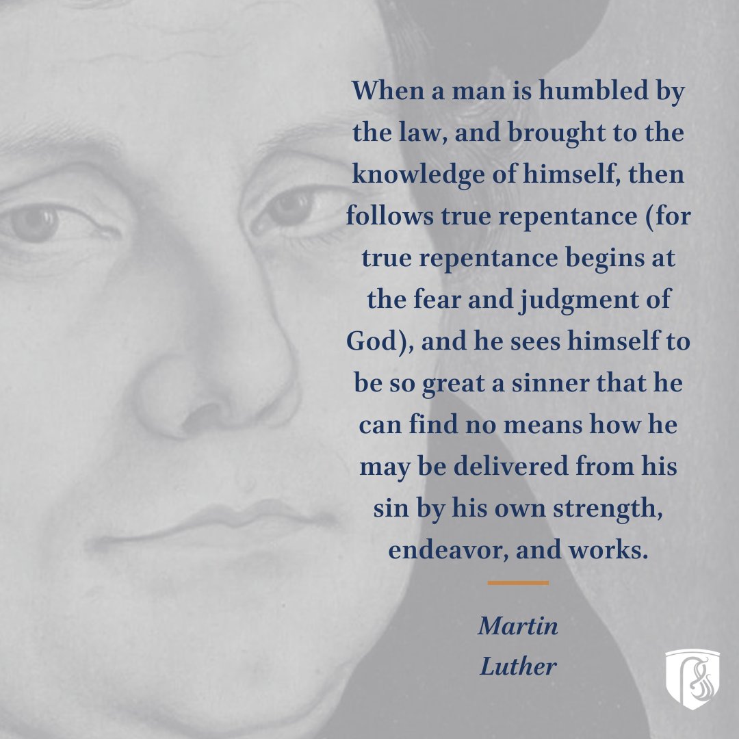 PhoenixSeminary's tweet image. This week's Words &amp;amp; Wisdom comes from Martin Luther (1483-1546)

#MartinLuther #PhxSem #PhoenixSeminary #wordsandwisdom