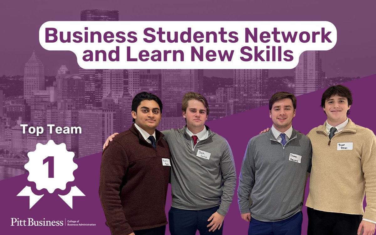 Real-world problem-solving, critical thinking, and career insights – that's what the <a href="/UPMC/">UPMC</a> Finance Case Competition brought to our Pitt Business undergraduate students on October 20, 2023. 🚀💡

Click here to read how our students showed up and showed out: cba.pitt.edu/business-stude…
