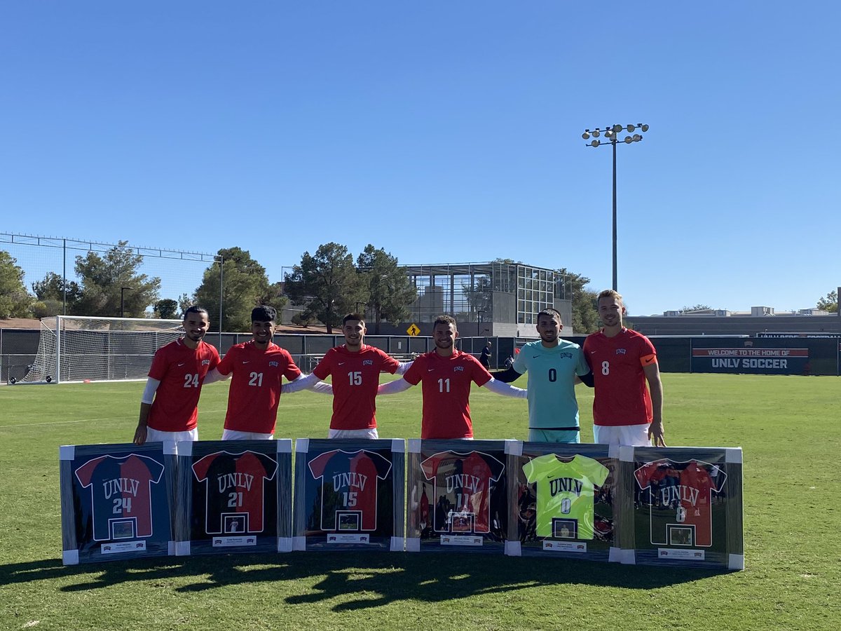 Senior day with @UNLVMensSoccer Let’s Go Rebels‼️