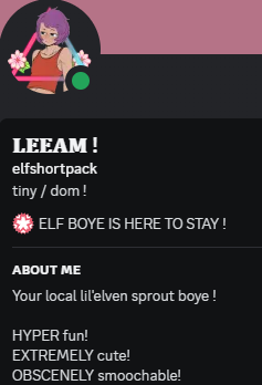 Reminder that everyone's favourite knife-ear is on Discord~!