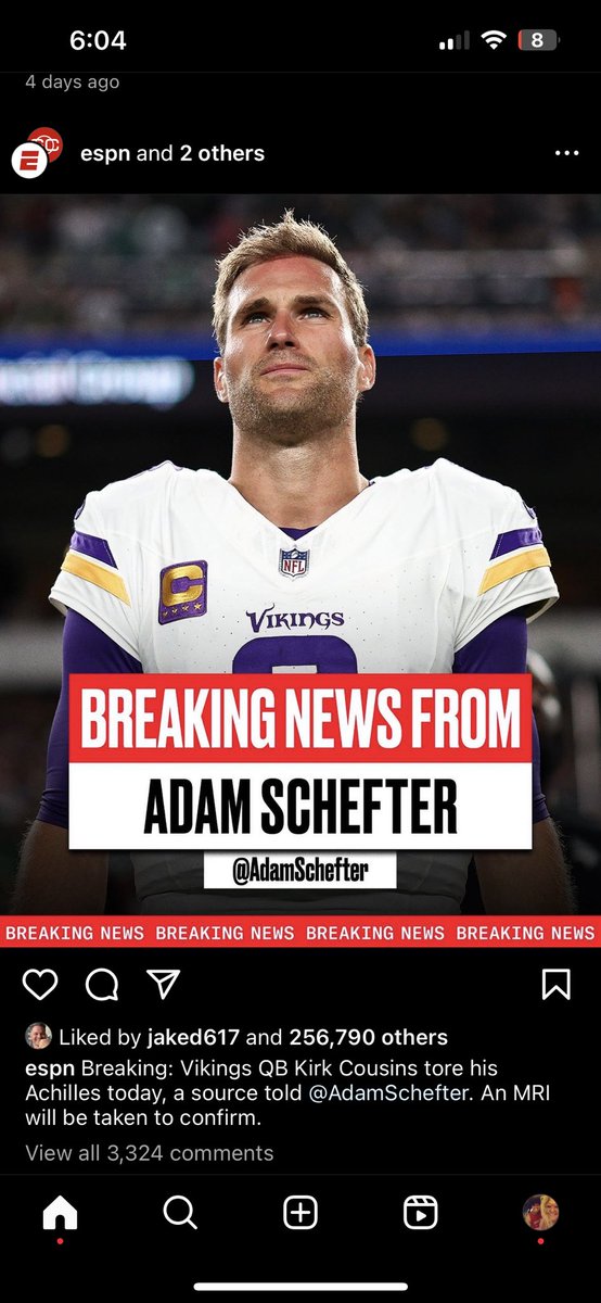 KristinKHinds's tweet image. So I had Rodgers as one of my fantasy QBs … (Achilles) … I have Cousins…. And now he too …. Achilles. I am a curse to QBs and their Achilles on my fantasy team 🤦🏼‍♀️😩 #FantasyFootballProblems