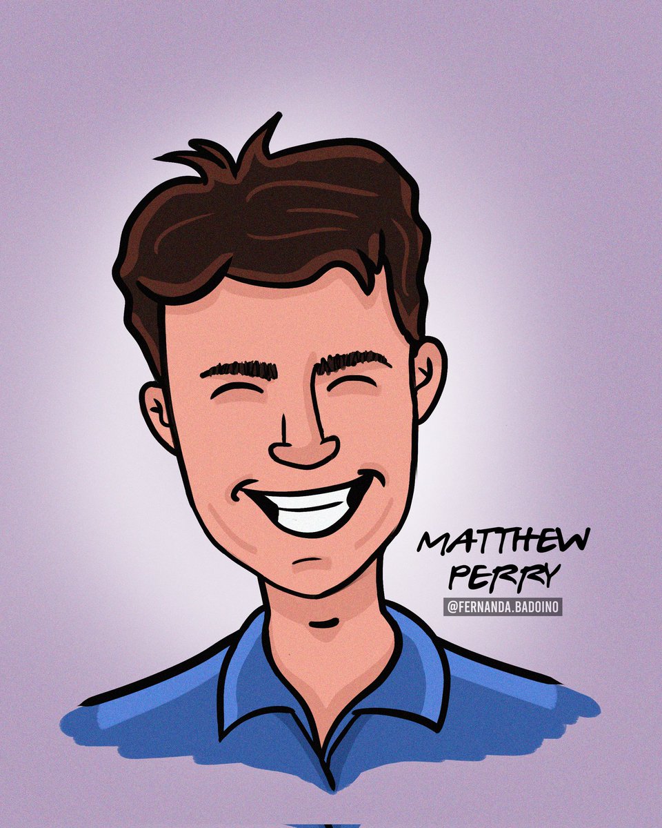 FernandaBadoino's tweet photo. Veía #Friends cada vez que aparecía el show en la tele, justo después del colegio. Me trae muchos recuerdos y sonrisas. #ChandlerBing era mi personaje favorito. 🥺 Dejó una huella en el corazón de muchas generaciones. 💜💐 #MatthewPerry #Illbethereforyou 🎶 #fernandabadoino https://t.co/n2gGRgaMNw