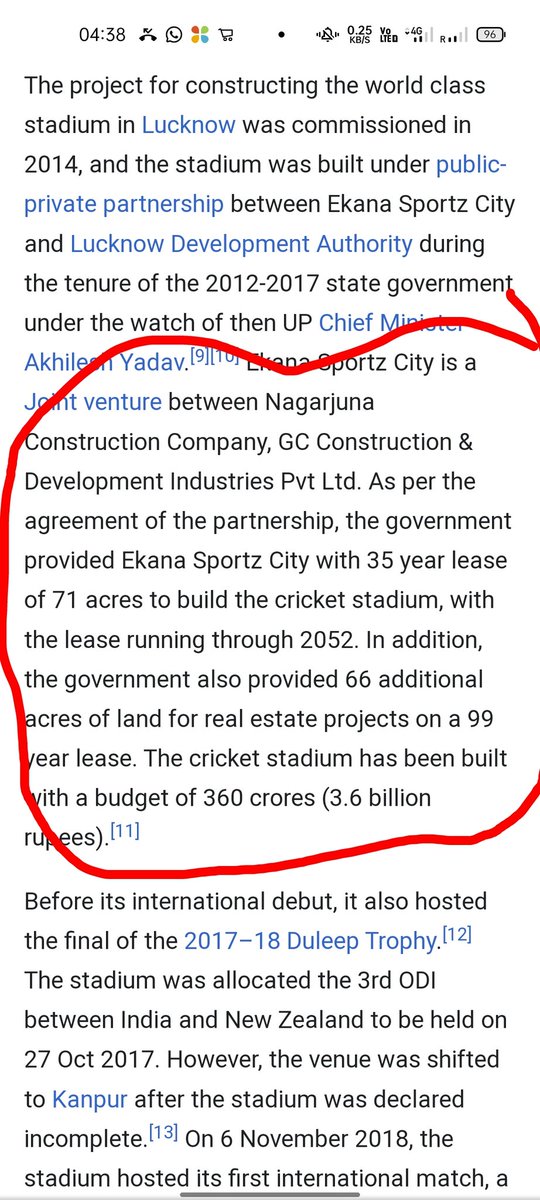 Udayvee21169860's tweet photo. @JaikyYadav16 @yadavakhilesh पढ़ ले तेरे चाचे का कारनामा
गूगल पर उपलब्ध है,
प्राइवेट कंपनियों ने बनाया है,
और 360 करोड़ में बनाया है,
35 साल के लिए उन्हीं के पास है,
और उन कम्पनियों को 66 acre जमीन और दी गयी है रियल एस्टेट के लिए 99 साल की लीज पर
कितना घोटाला किया होगा इसमें ??
ये तो पैदाइशी चोर हैं। https://t.co/9mUtXKHkvK