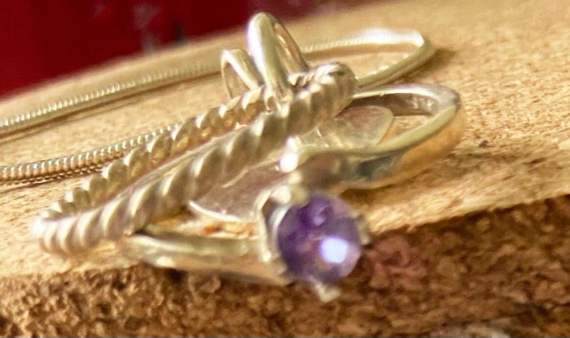 boydsilverworks.etsy.com/listing/874676… #amethystjewelry #sterlingsilverjewelry #purplejewelry #amythystnecklace #jewelry #necklace #heartpendant