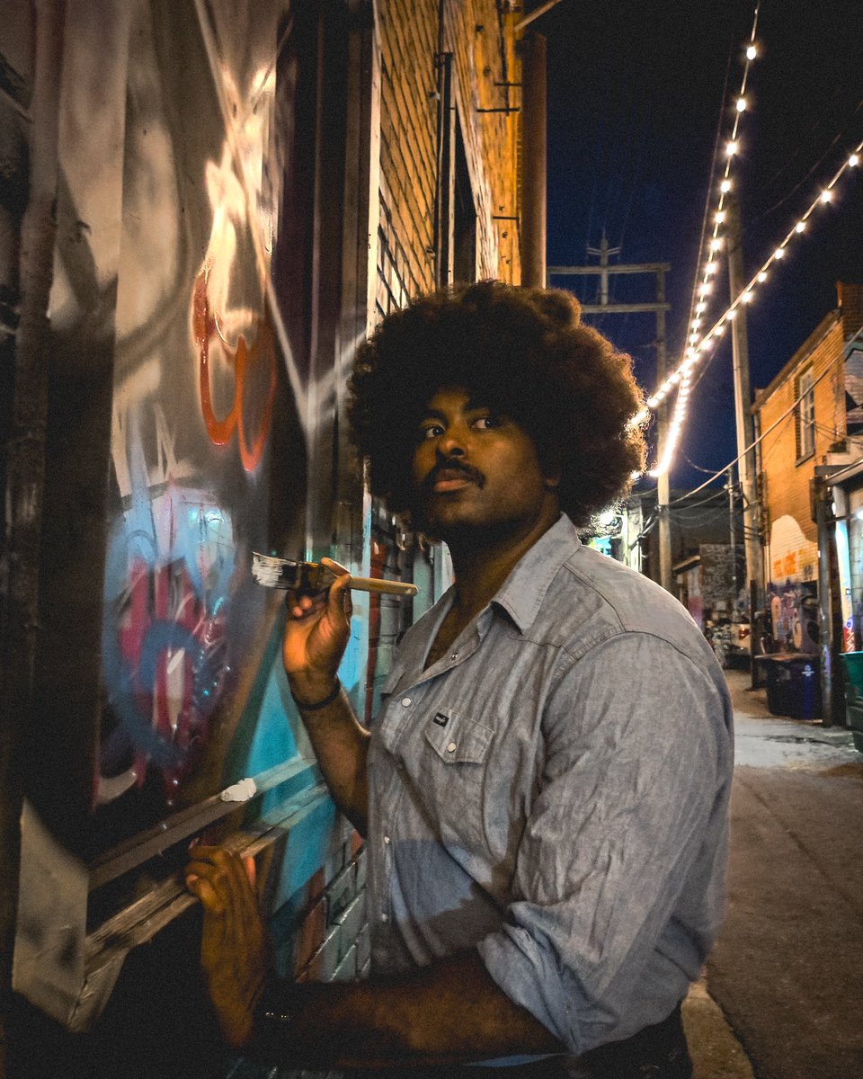 Graffiti Alley needed some happy trees.
•
#Halloween2023 #BobRoss #ExplorePage #CostumeIdeas