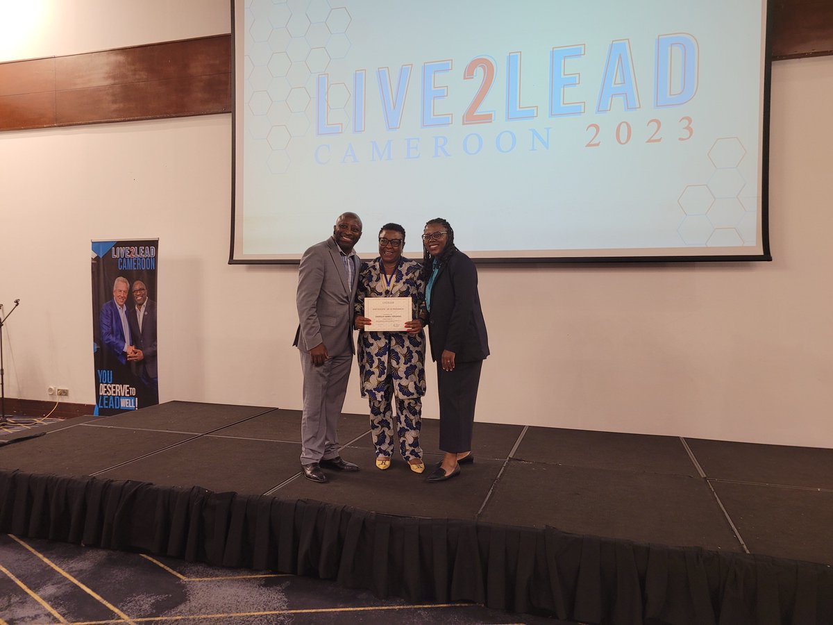 John C Maxwell challenge me to choose the High road over middle and low road in leadership. 
Another level on the ladder for transformational leadership as  We keep growing and equipping ourselves for better leadership.
LIVE2LEAD CAMEROON 2023