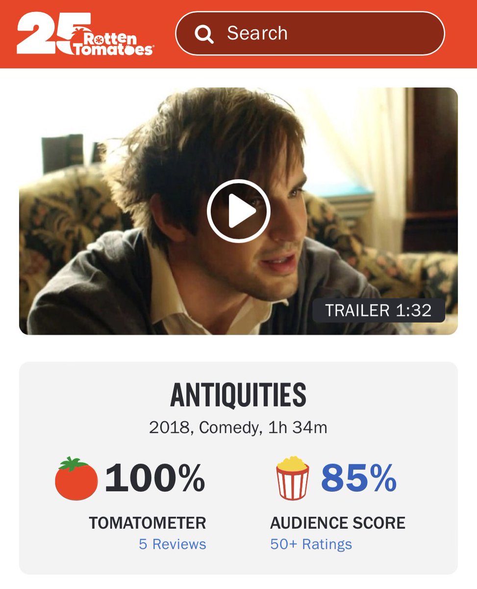 This ANTIQUITIES never gets old. Ready when you are…

rottentomatoes.com/m/antiquities