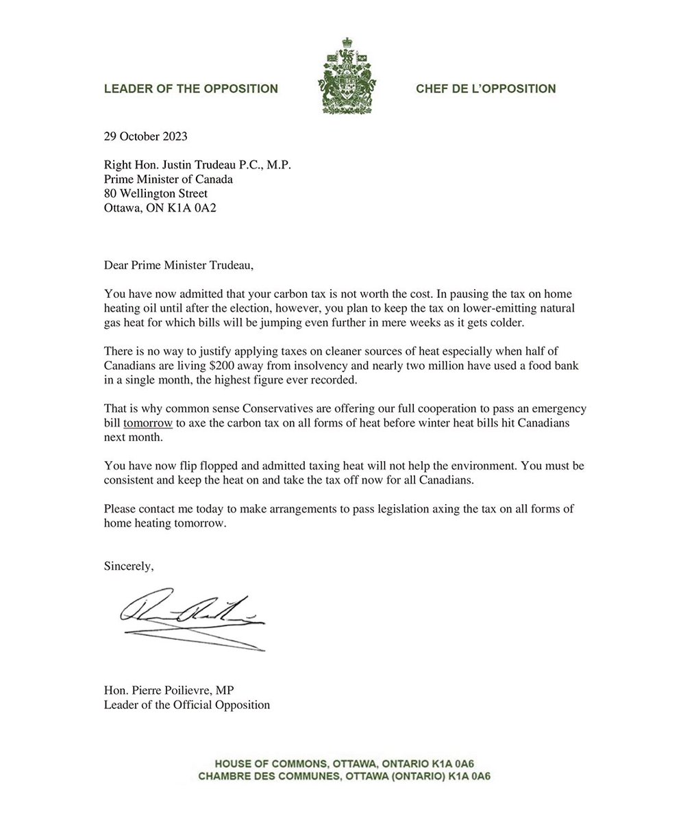 Pierre Poilievre tweet media