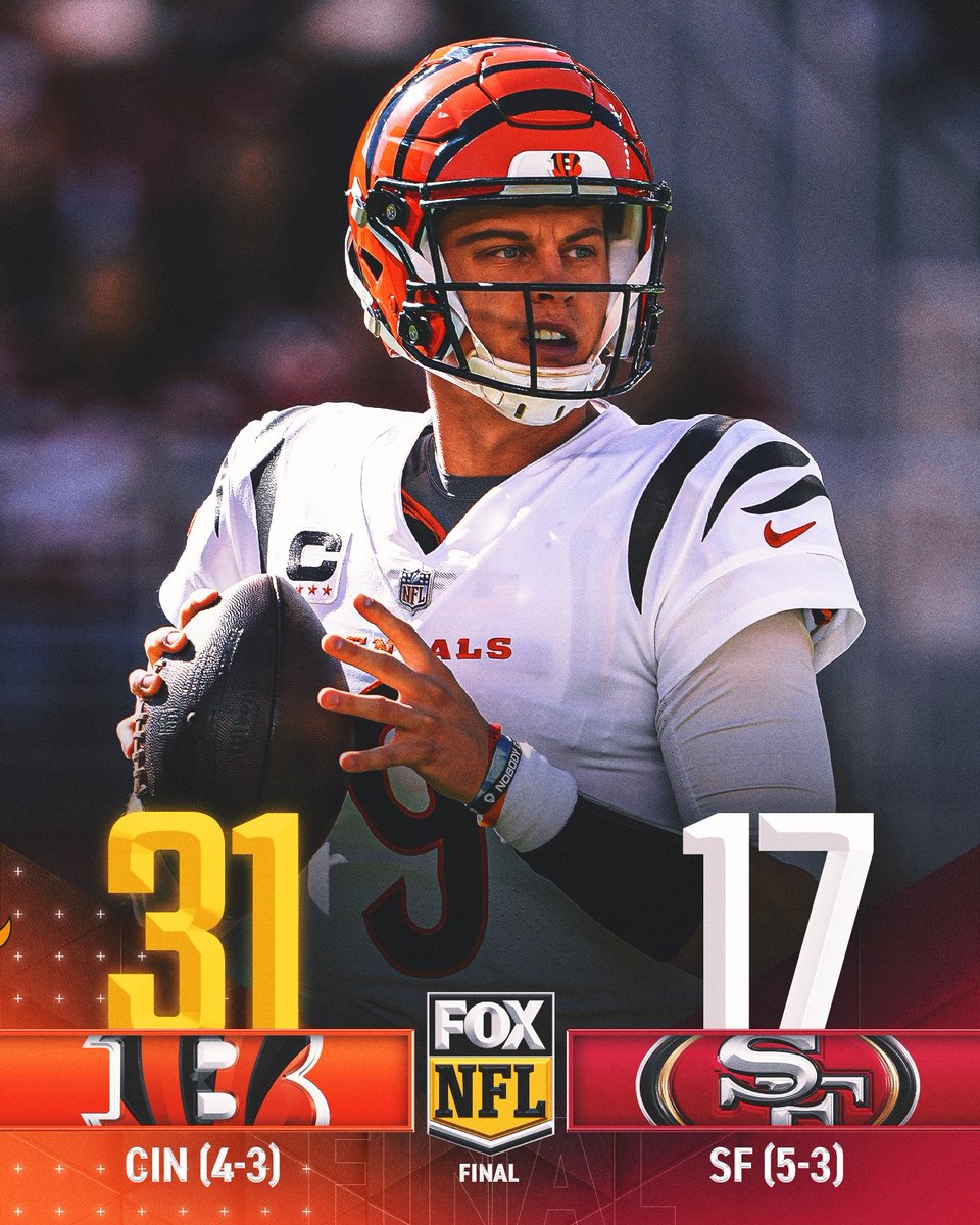 CincyProblems's tweet photo. BIG BENGALS WIN ON THE ROAD! 💪🐯 #WHODEY https://t.co/sOuxXlR5k9