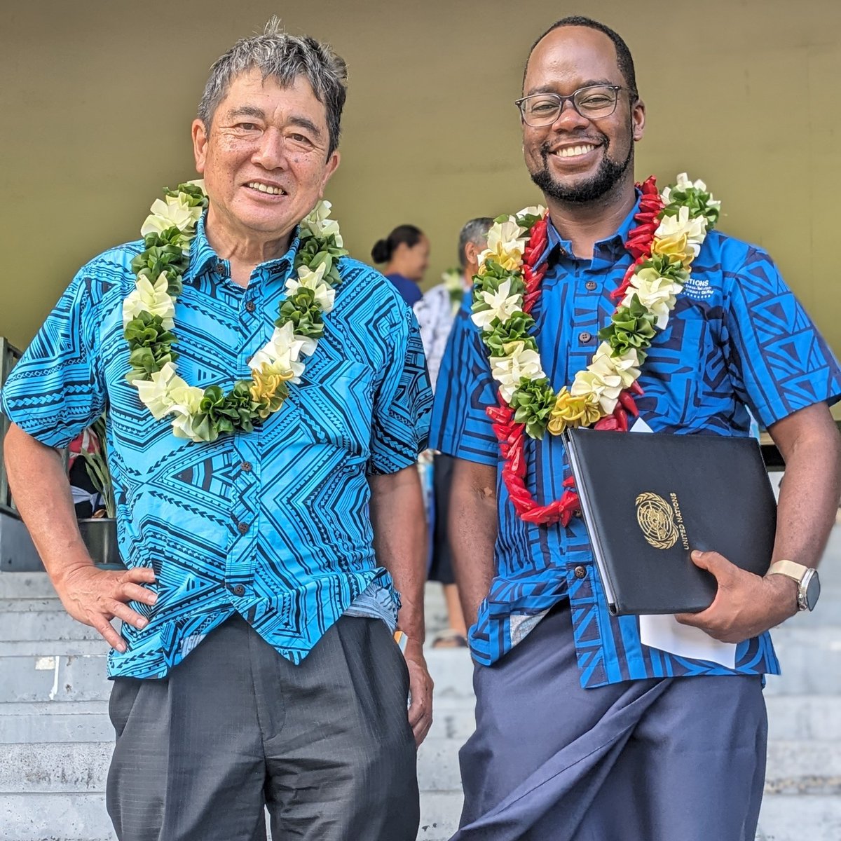 UNDP_Samoa's tweet image. #UNDay2023 brought together our #PartnersAtCore, including @JapanGov in Samoa, who is working with us &amp;amp; @samoagovt to transform land &amp;amp; maritime transport under the Climate Action Pathways for Island Transport #CAPIT Project, making transportation greener &amp;amp; cleaner in 🇼🇸.